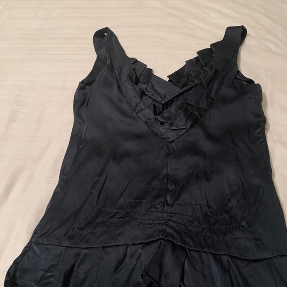 Ted Baker Navy Silk sleeveless top - Picture 4 of 6